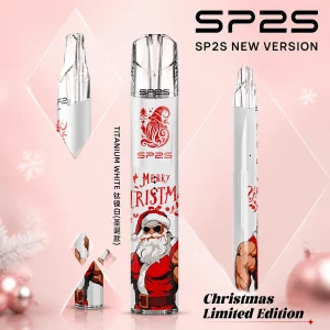思博瑞 SP2S 聖誕系列 鈦金屬 電子煙主機 鈦鎳白