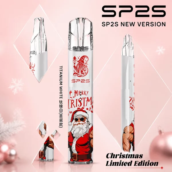 思博瑞-SP2S-聖誕系列-鈦金屬-電子煙主機-鈦鎳白-1 思博瑞 SP2S 聖誕系列 鈦金屬 電子煙主機 鈦鎳白